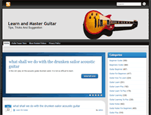 Tablet Screenshot of learnguitar.searchinformationonline.com